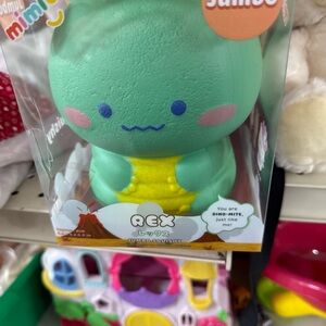 Mimicoco Green and Yellow Dinosaur Squishy Toy Rex‎ Jumbo